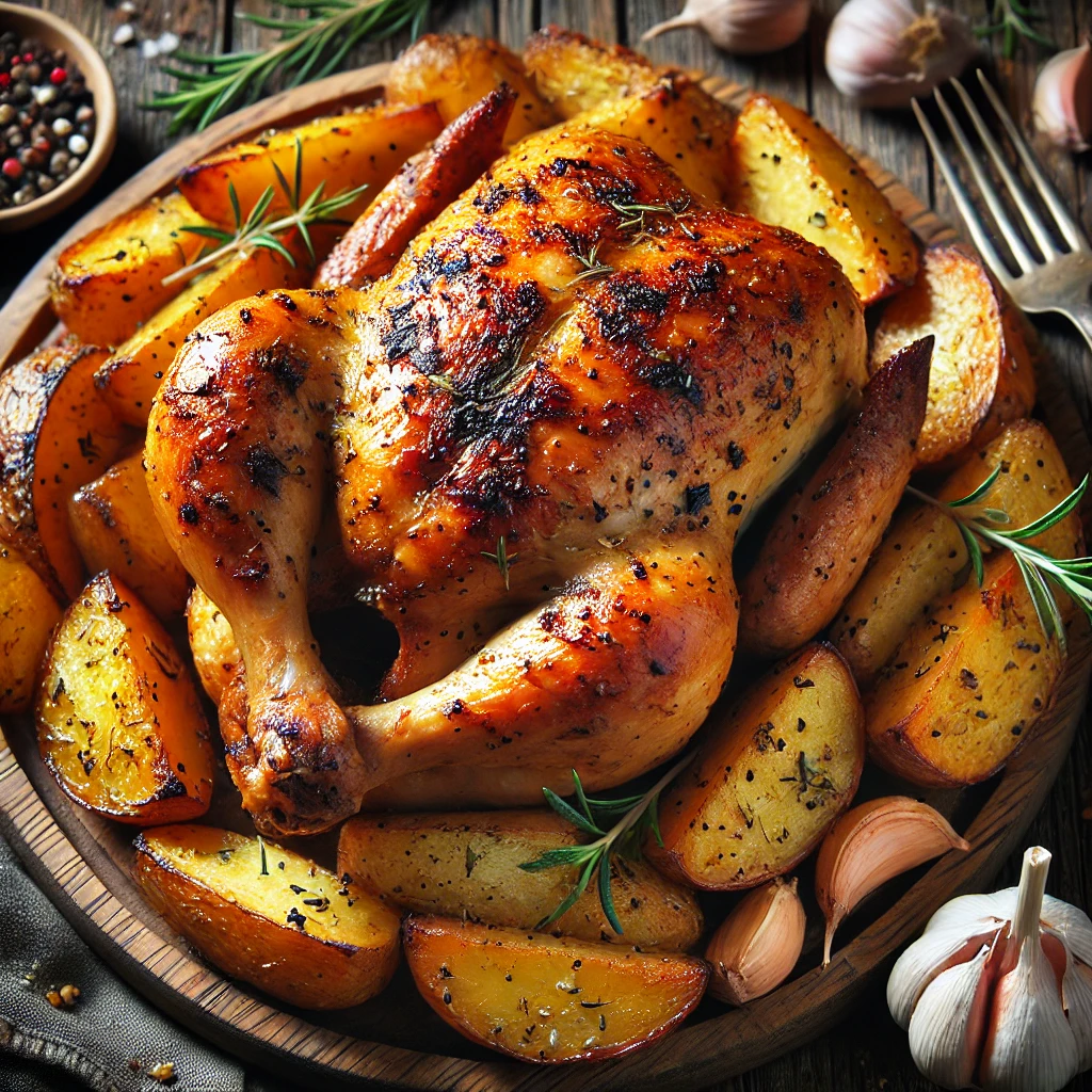 Recept za Pečeno Pile sa Krompirom